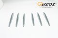 Mercedes Benz Slk Accessories Chrome Molding Fins Bonnet Grille Hood Vent Cover Trims For 2012-2019 R172 Class Nickel Stripe