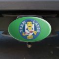 Ted Lasso Believe Badge Oval Tow Trailer Hitch Cover Plug Insert