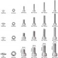 304 Stainless Steel Hexagon Socket Cup Head Screw Set For Mechanical Fasteners Installation Maintenance Boxed Screws M3x30