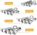 304 Stainless Steel Hexagon Socket Cup Head Screw Set For Mechanical Fasteners Installation Maintenance Boxed Screws M3x30