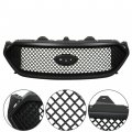 Waltyotur Front Upper Grille Full Matte Black Replacement For Taurus Sho 2013 2014 2015 2016 2017 2018