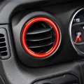 Air Conditioner Vent Ring Interior Accessories For Wrangler Jl 2018-2023 Gladiator Jt 2020-2023 Dashboard Conditioning Outlet