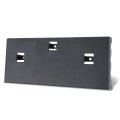 Factory Style Front License Plate Mounting Bracket Compatible With Elantra Gt 18-20 Matte Black