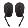 Black Side Rearview Door Hinge Mirror A Pair Replacement For W-r-a-n-g-l-e-r Tj Jk 1987-2018 