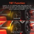 True Mods 10pc 3 4 Round Red Trailer Led Marker Light Wire Turn Brake Tail Lights Dot Fmvss 108 Sae P2pc Semi-spherical Output