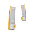 Corner Lights For Gmc Jimmy 1990 1991 1992 1993 1994 Driver And Passenger Side Pair Lens Housing Replaces Gm2551108 Gm2550116 