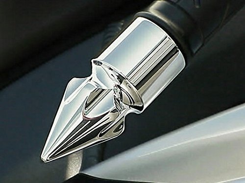 Ultimate Chrome Spike Bar Ends For Suzuki Gsxr 600 750 1000 1100 Billet Aluminum Handlebar Accessories