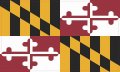 Stickertalk Maryland Flag Vinyl Sticker 7 Inches By 4 