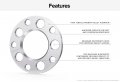Stancemagic 2pcs 5mm 5x114 3 Hubcentric Wheel Spacers 60 1mm Bore Compatible With Toyota Mr2 Avalon Camry Supra Scion Tc Xb