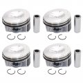 Secosautoparts Pistons Rings Assembly Set I 21mm 82 51mm Std Compatible With Vw Gti Tiguan Audi A4 2 0 2008 2009 2010 2011