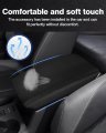 Autorder Center Console Cover For 2024 Subaru Crosstrek Impreza Accessories Armrest Anti-scratch Leather Protector Pad