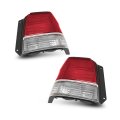 Tail Lights Pair Assembly Fit Toyota Tercel 1995-1999 Left Right Side Red Lens 8156116530 8156016630 