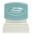 Xstamper 2025 Pre-inked 2-color Stock Stamp E-mailed With Signature Line Impression Size 1 2 X 1-5 8 Blue Red 