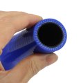 100mm Length 25mm Inner Diameter 90 Degree Elbow Silicone Hose Coupler Intercooler Tube For Car Intake Piping Blue 