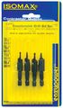 4 Piece Countersink Drill Set 30047 For Wood Soft Metals And Plastic Alloy Steel Spiral Flute Straight Shank Bits Screw Sizes 6 