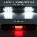 Tresound Smoke For 2007-2013 Chevy Chevrolet Silverado Gmc Sierra 3d Led Bar 3rd Third Tail Brake Light Rear Cargo Lamp High