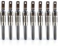 Diesel Glow Plug Set 8 Pieces For Chevy Gmc Hummer 1982 2005 6 2l 5l Engines Replaces 12563554 Gp103 