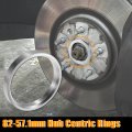 X Autohaux 4pcs Od 82mm To Id 57 1mm Aluminum Alloy Car Hub Centric Rings Wheel Bore Center Spacer