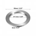 X Autohaux 4pcs Od 82mm To Id 57 1mm Aluminum Alloy Car Hub Centric Rings Wheel Bore Center Spacer