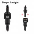 X Autohaux 7 89mm Sae To 5 16 8mm Straight Car Fuel Line Hose Quick Release Connector Disconnect Nylon 2 Set