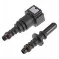 X Autohaux 7 89mm Sae To 5 16 8mm Straight Car Fuel Line Hose Quick Release Connector Disconnect Nylon 2 Set