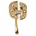 Cast Brass Offset Left Ice Box Door Lever Latch And Catch Table Antique Cabinet Vintage Kitchen Cupboard Reproduction Hardware 