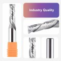 Spetool 2pcs Compression Spiral Router Bits 1 2 Shank With 3 8 Inch Cutting Diameter Carbide Wood Bit For Cnc Engrave Mortise