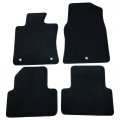 Floor Mats For 2009-2014 Acura Tl Black Nylon Front Rear Flooring Protection Interior Carpets 4pc By Ikon Motorsports 2010 2011 