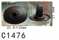 Autobahn88 Rear Bumper Cover Grommet Compatible With Subaru 98-02 Oem 99011fc000nn Pack Of 20