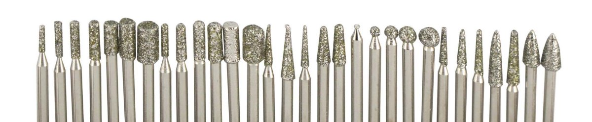 Se 30-piece Set Of Assorted Diamond Burrs 40 Grit 8230dd4