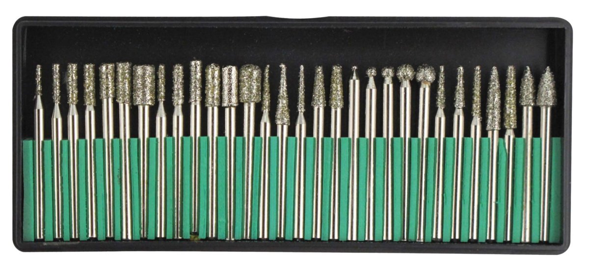 Se 30-piece Set Of Assorted Diamond Burrs 40 Grit 8230dd4