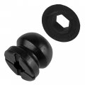 Caltric Front Strut Bottom Pivot Ball With Bumper Compatible Polaris Sportsman 400 2001-2005 2008-2014