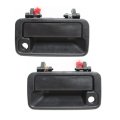 Exterior Door Handle Pair For Suzuki Sidekick 1989 1998 Front Driver And Passenger Side Textured Black With Key Hole Sz1310101 