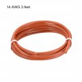 Uxcell Silicone Wire 14 Awg Ultra Flexible 600v Electric Strands Of Tinned Copper 3 Ft Orange