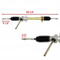 Caltric Rack And Pinion With Tie Rod Ends Compatible John Deere Gator Th 4x6 Te 2x4