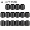 Uxcell Wire Shelf Clips 1 5 Inch Shelving Lock Plastic For System 32 Pcs