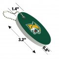 Graphics More Northern Michigan Primary Logo Floating Keychain Oval Foam Fishing Boat Buoy Key Float