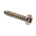 Sheet Metal Screws Self Tapping Pan Head Phillips Drive 6 X 0 75 In Stainless Steel 100 Pack 