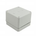 Uxcell Dustproof Ip65 Junction Box Diy Case Enclosure Gray 100mm X 75mm