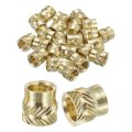 Knurled Insert Nuts 30pcs M8 X 10mm Length Od 3d Printing Brass Female Threadeds Heat Set Insert Embedment Nut 