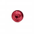 Uxcell 10pcs M6 Red Aluminum Alloy Hex Socket Head Motorcycle Fairing Bolts Bumper Screws Nuts Universal Replacement