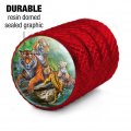 Bengal Tiger Family Valve Stem Caps For Tire Rim Wheel Aluminum Red