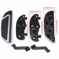 Httmt Chrome Airflow Rider Footboard Kit Compatible With 12- 16 Fld 86-later Fl Softail