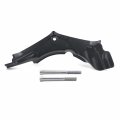 Httmt- Black Cylinder Base Covers Compatible With 07- 16 Electra Glide Road King Trike P N Mt441-001-bk A