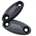 Httmt- Cbr 600 F4 F4i 900 Rr 929 954 1000rr Carbon Fiber Mirror Block Off Base Plates For Hond P N Mt222-008-cn-cbr 
