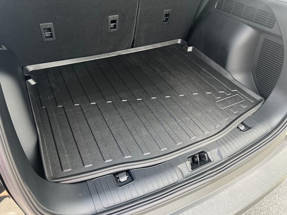 Cargo Liner Trunk Mat For Ford Escape 2020 2025 Weather Resistant Non Slip Rubber Tray With Raised Lip Laser Pre Cut Rear Black