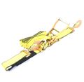 Ratchet Axle Tie Down Pack Of 2 With 10 Ft Adjustable Delta Ring Locking Straps Heavy Duty Aluminum Handle And Heat Treated 