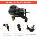 M Mati Rear Brake Caliper W Pad For Honda 400ex 400x Trx400ex Sportrax 2005-2008 Trx400x 2009-2014 With Parking 43250-hn1-a41