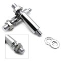 Smt- All Year Racing Chrome Clockwise Raised Mirror 1-1 2 Adapters For Most Japanese Motorcycle Victory P N Mt387-002-cd 