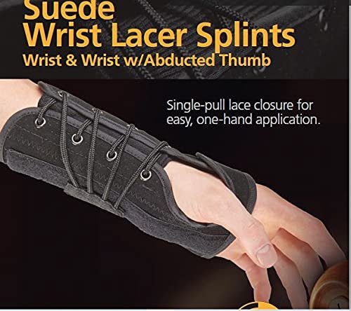 Corflex Suede Wrist Lcr Splint W Abducted Thumb 8 Large Right